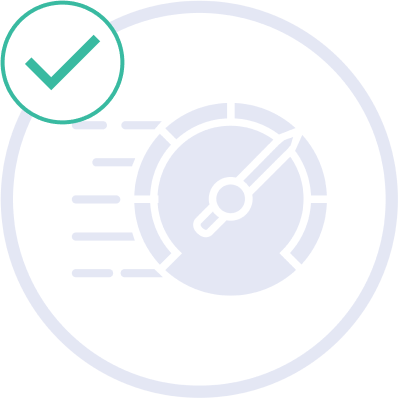 Ícono ilustrativo de velocidad de implementación