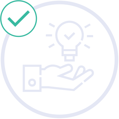 Ícono ilustrativo de solución personalizada